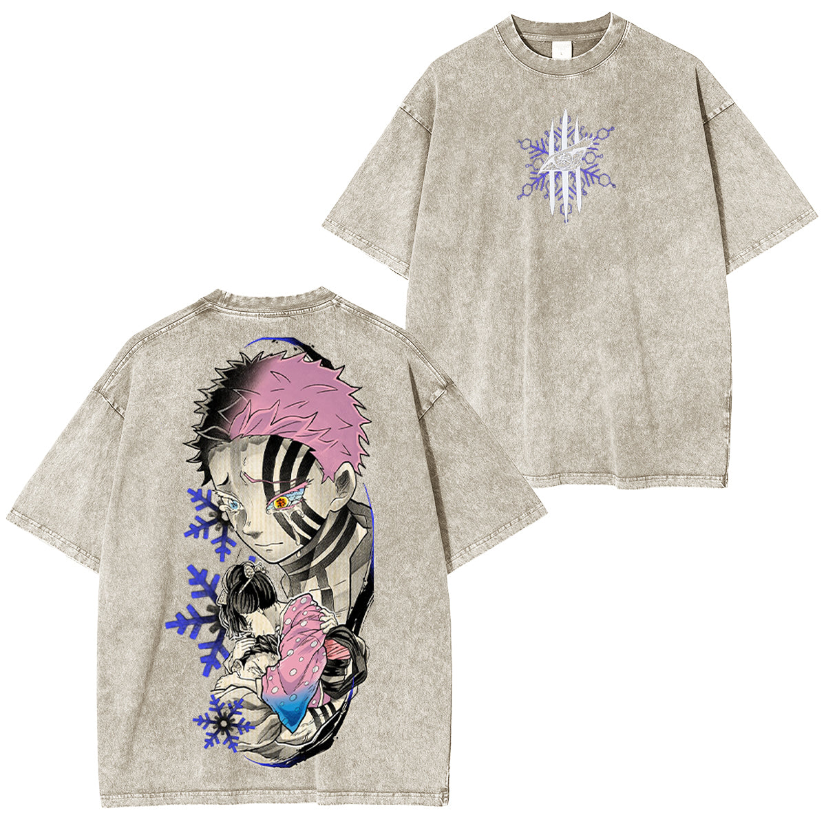 Akaza,Demon Slayer Vintage Tee