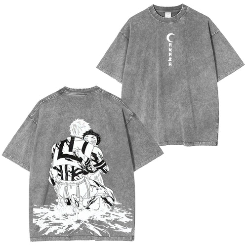 Camiseta vintage de Akaza X Koyuki de Demon Slayer