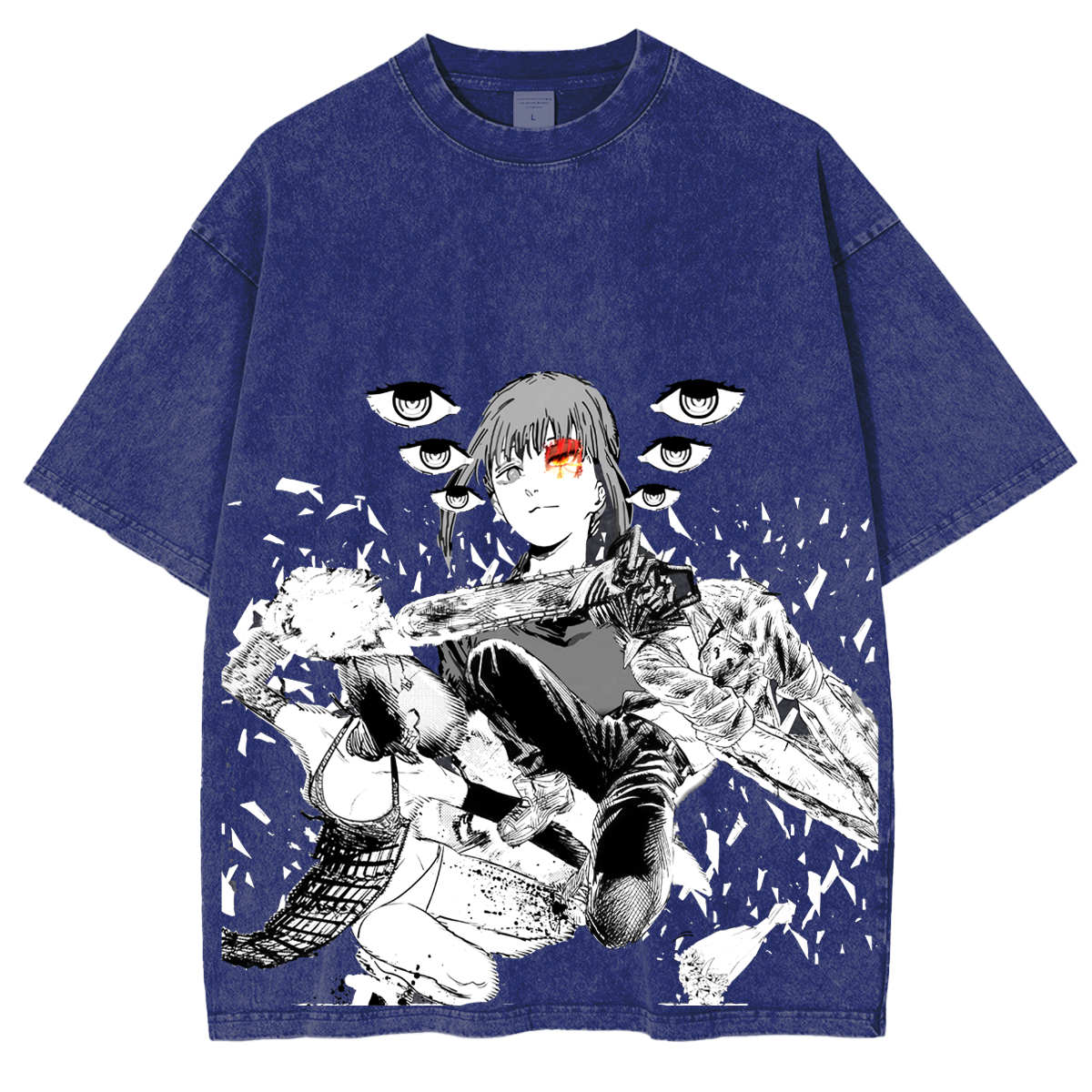 Camiseta unisex lavada de Chainsaw Man