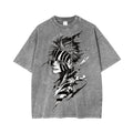 Camiseta vintage de Akaza de Demon Slayer
