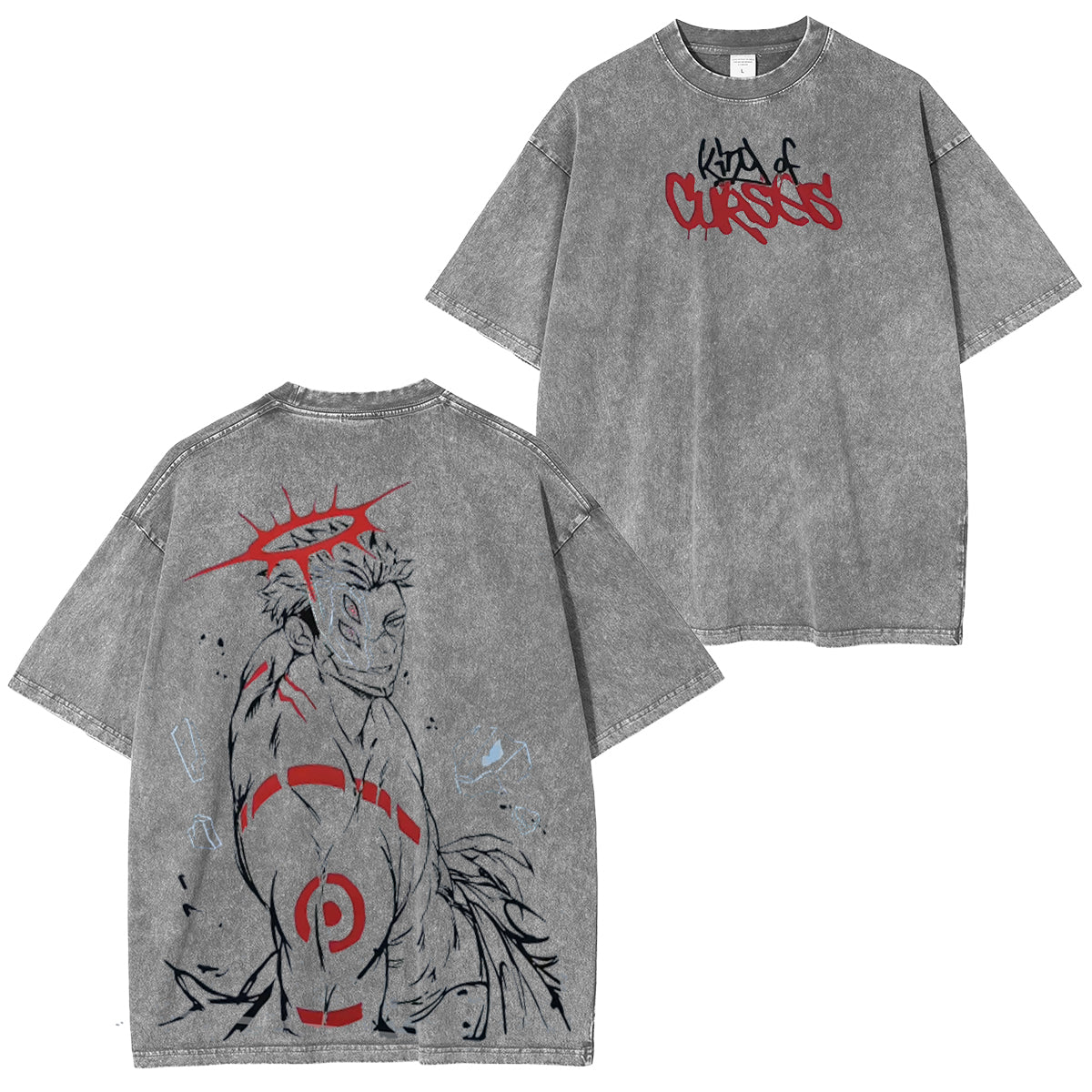 T-shirt vintage Jujutsu Kaisen Roi des fléaux
