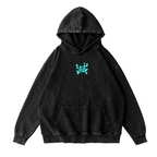 Tokito Muichiro, Sweat-shirt à capuche délavé Anime Demon Slayer