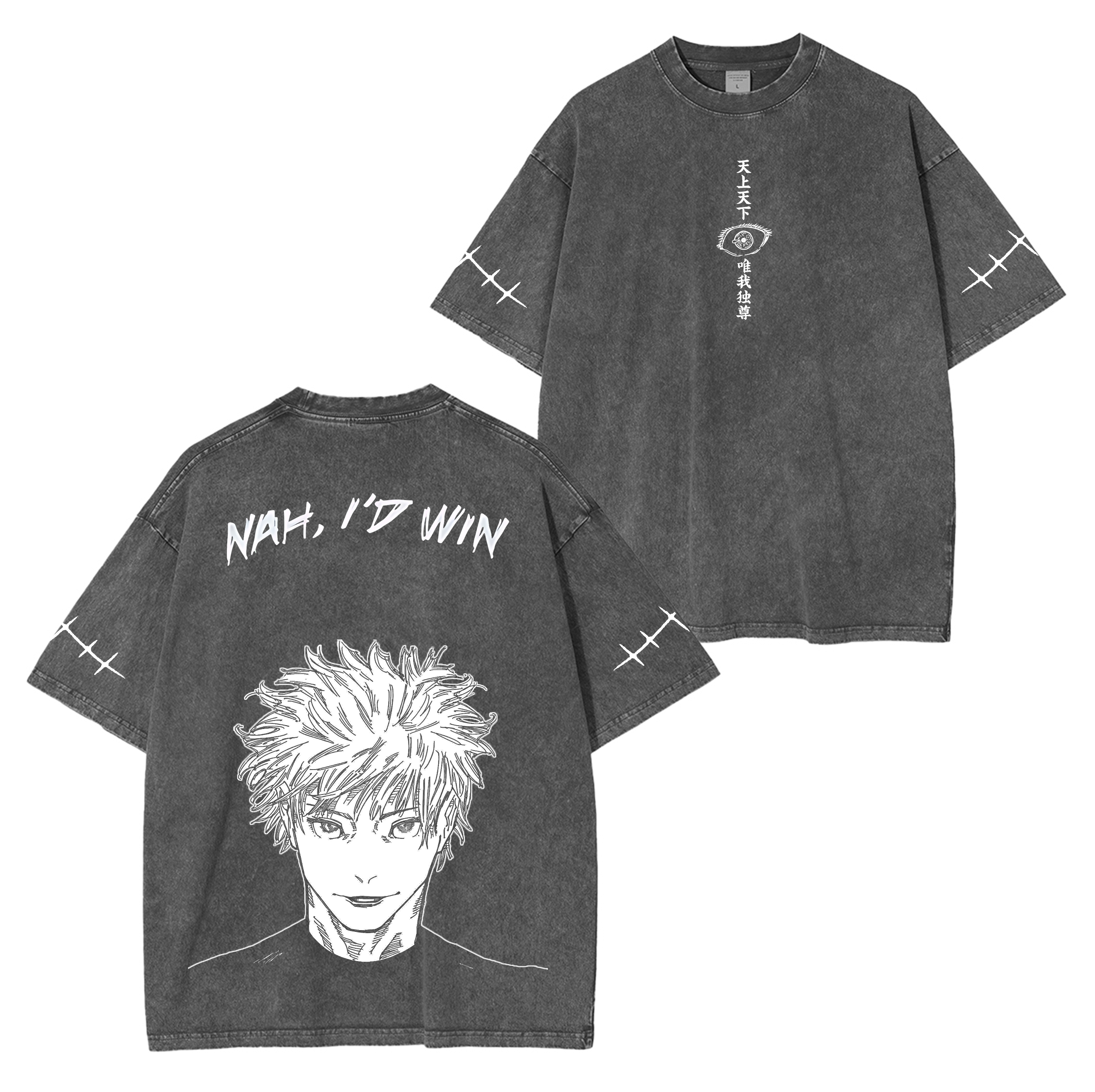 Satoru Gojo, Jujutsu Kaisen Anime Camiseta Lavada Unisex