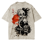 Katsuki Bakugo  Anime Unsiex Washed T-Shirt