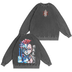 Akaza édition limitée, Demon Slayer - T-shirt/Sweat-shirt/Hoodie délavé