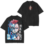 Akaza édition limitée, Demon Slayer - T-shirt/Sweat-shirt/Hoodie délavé