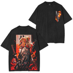 T-shirt/Sweat/Sweat à capuche délavé(e) Demon Slayer