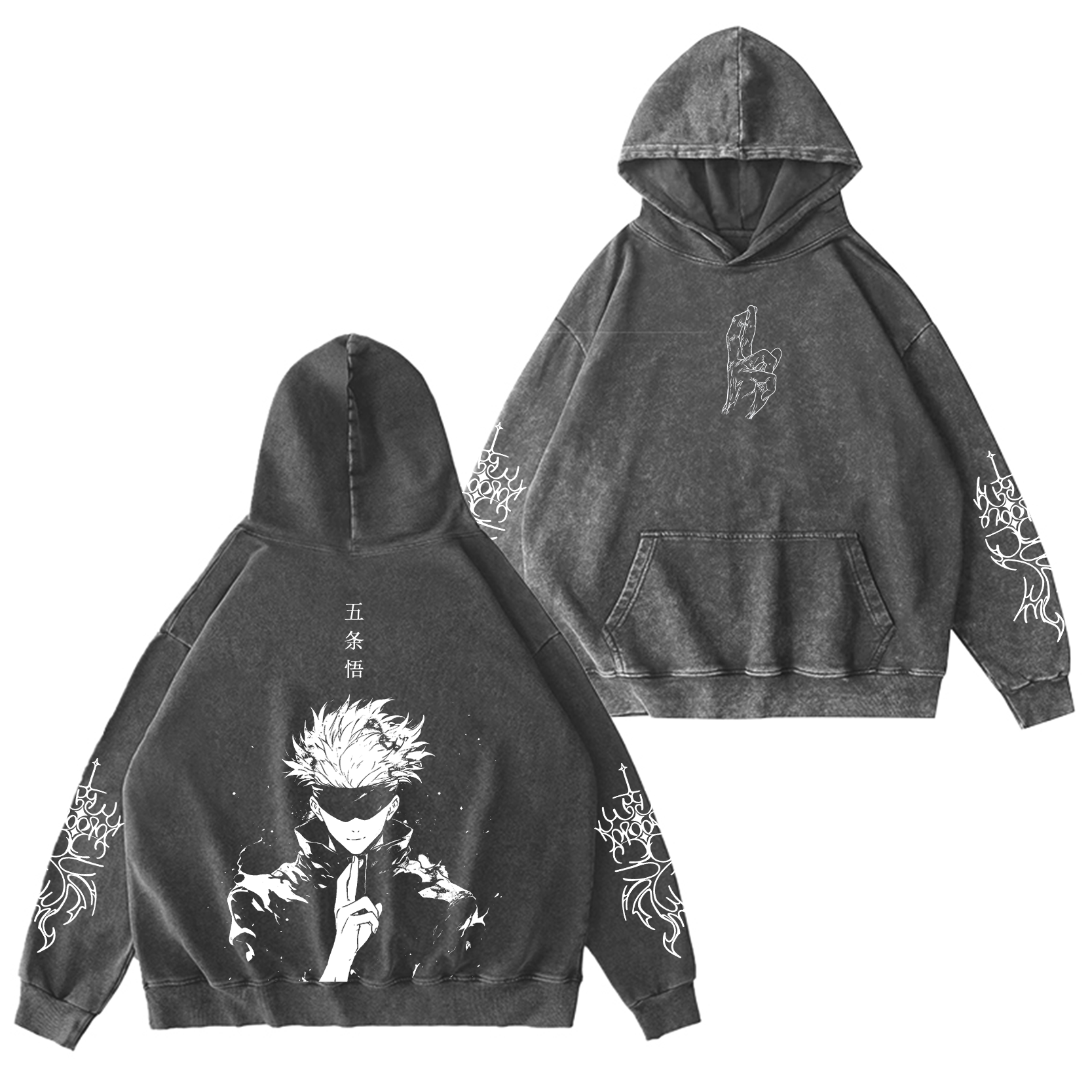 Satoru Gojo,Jujutsu Kaisen Anime Washed T-shirt/Crewneck/Hoodie