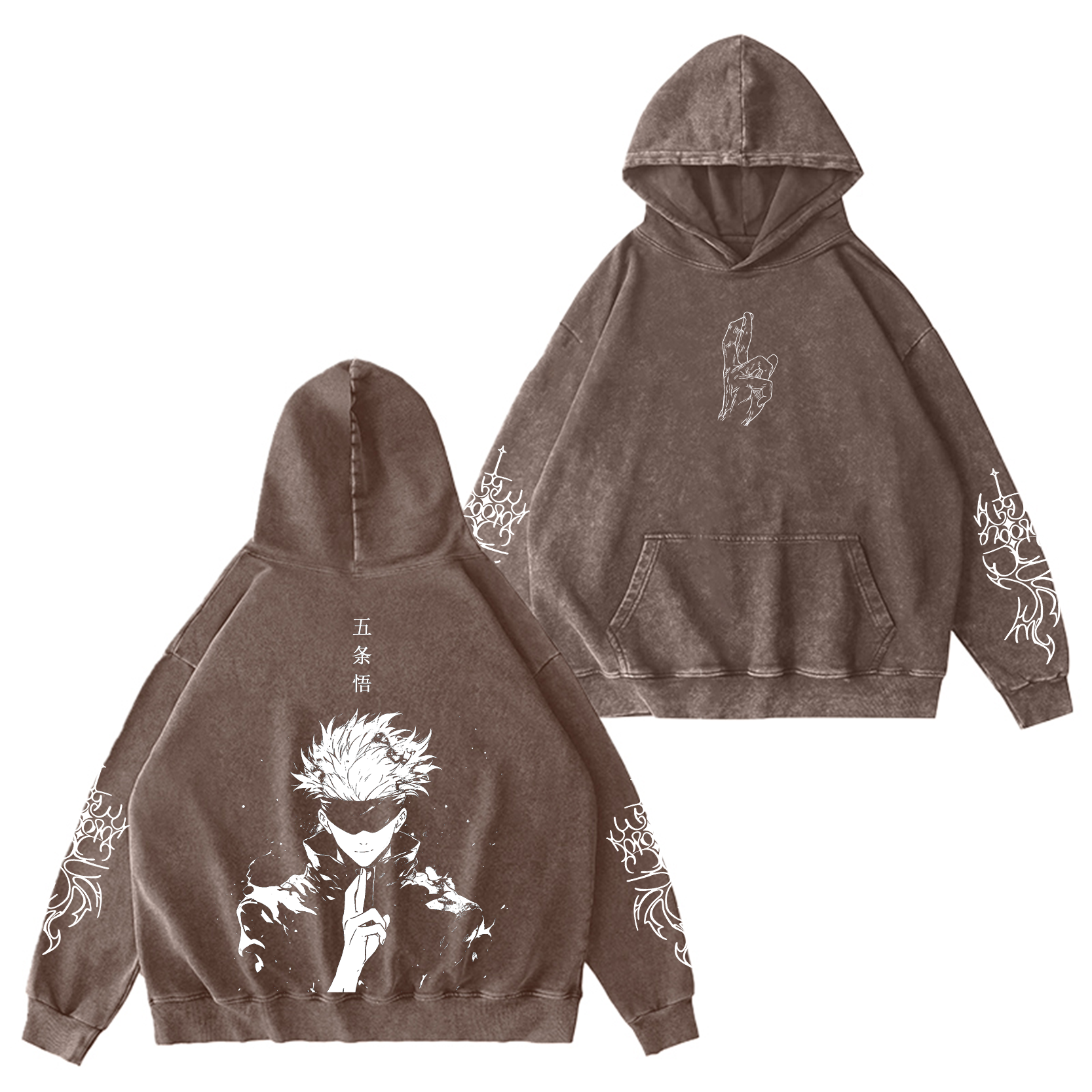 Satoru Gojo,Jujutsu Kaisen Anime Washed T-shirt/Crewneck/Hoodie