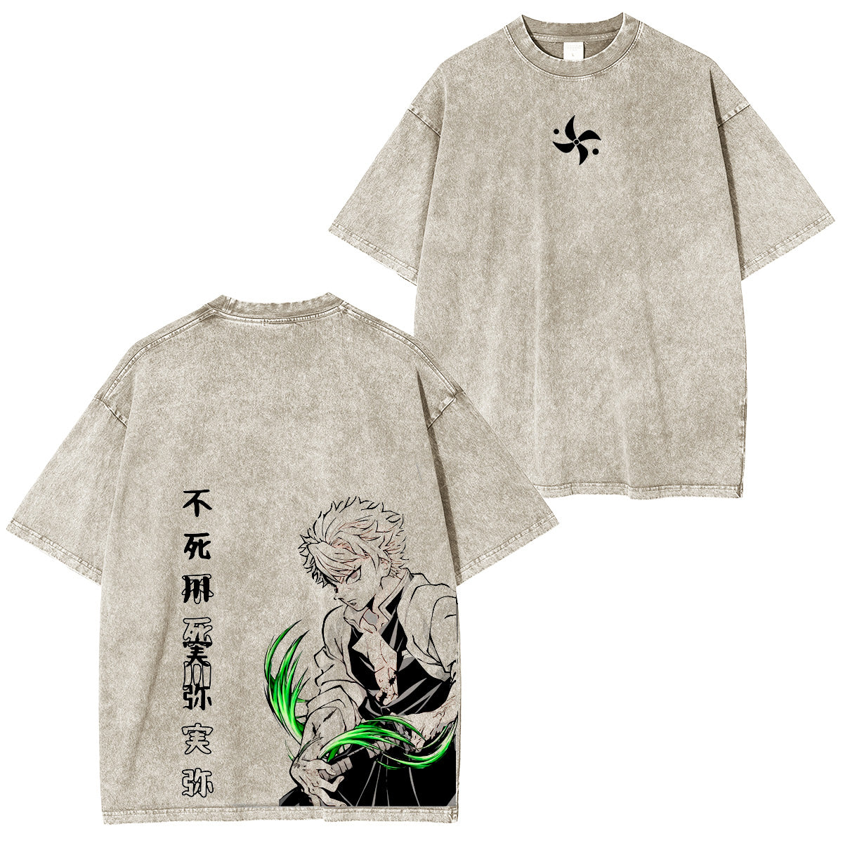 Demon Slayer: Sanemi Vintage washed T-shirt/Crewneck/Hoodie