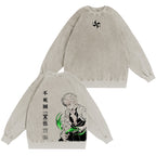 Demon Slayer: Sanemi Vintage washed T-shirt/Crewneck/Hoodie