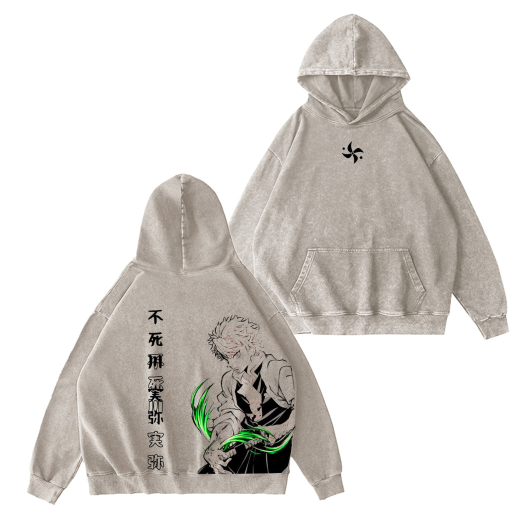 Demon Slayer: Sanemi Vintage washed T-shirt/Crewneck/Hoodie