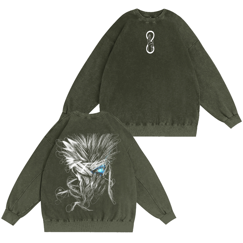 Gojo Satoru The Honored One Red Sensei Jujutsu Kaisen Washed T-shirt/Crewneck/Hoodie