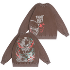 "I'm the King of the Mountain" Inosuke -Demon Slayer Anime Washed T-shirt/Crewneck/Hoodie