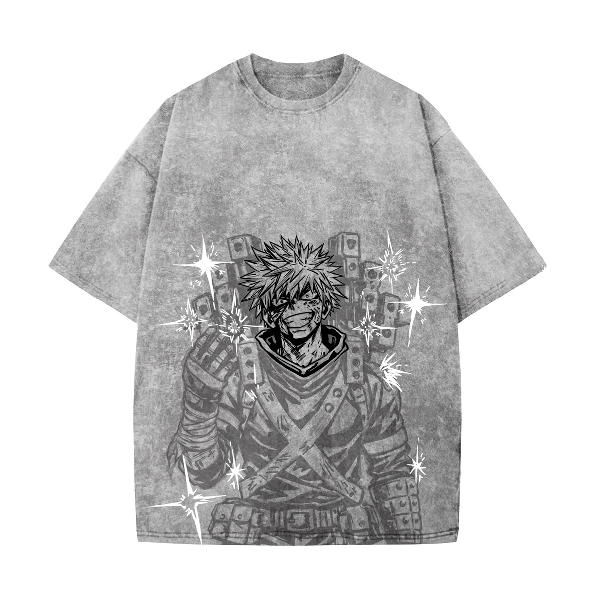 My Hero Academia Anime Washed T-shirt