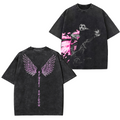 Camiseta lavada unisex del anime Blue Lock