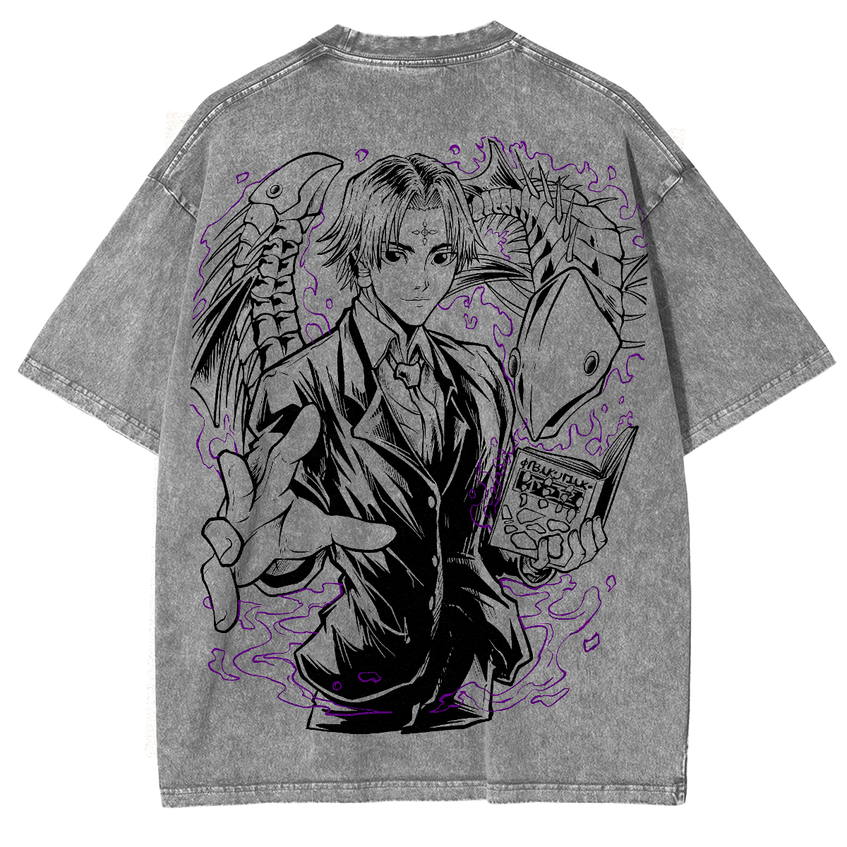 Camiseta unisex lavada anime Hunter×Hunter