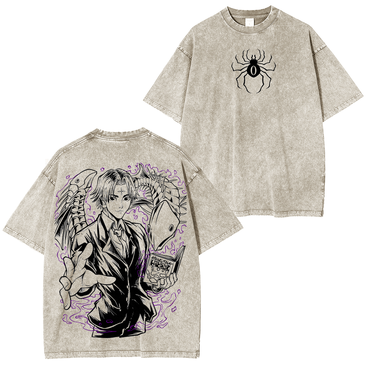 Camiseta unisex lavada anime Hunter×Hunter