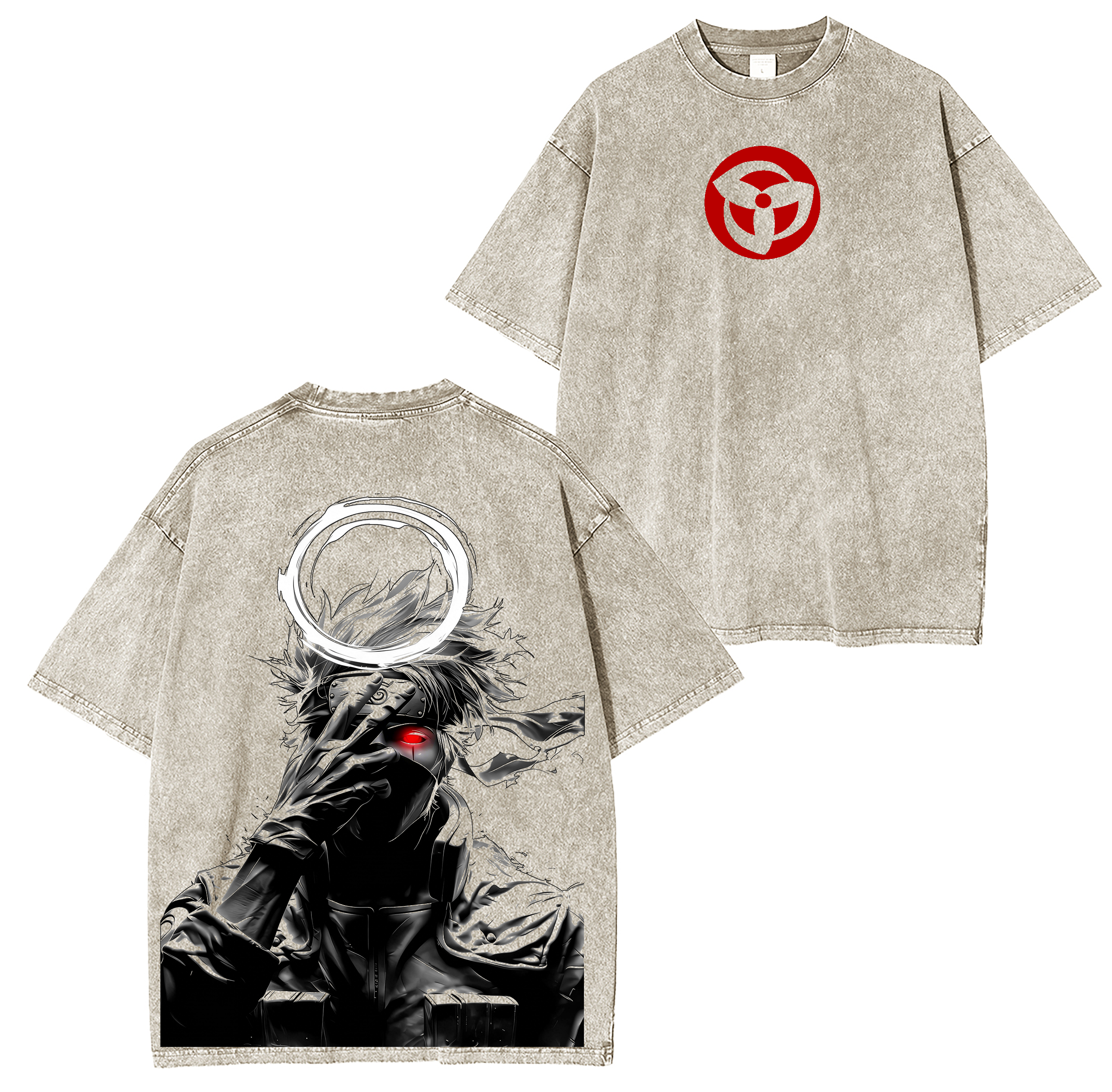 Kakashi,Naruto Washed T-shirt/Crewneck/Hoodie