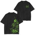 T-shirt unisexe délavé Ronoa Zoro One Piece Anime