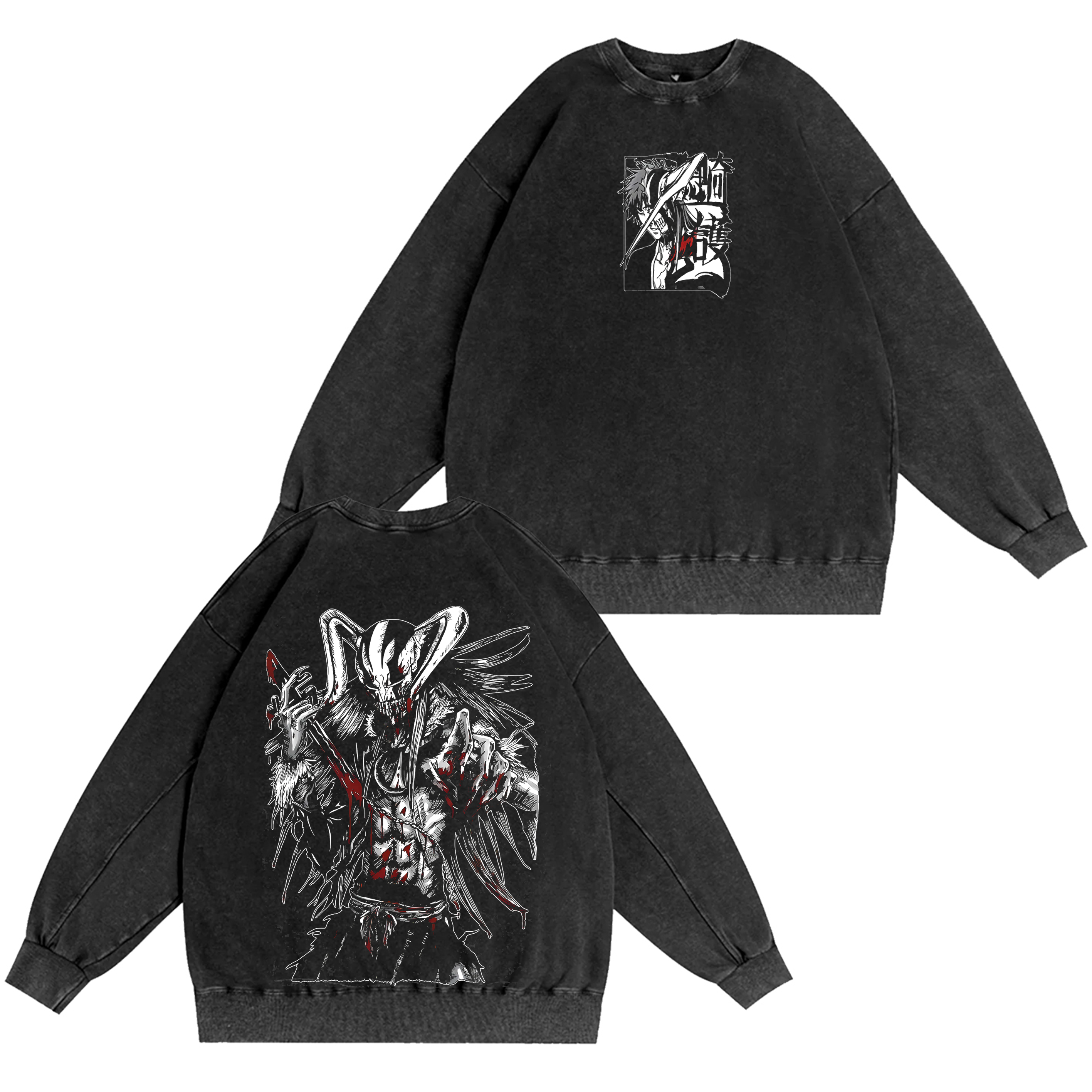 Bleach Anime Washed T-shirt/Crewneck/Hoodie