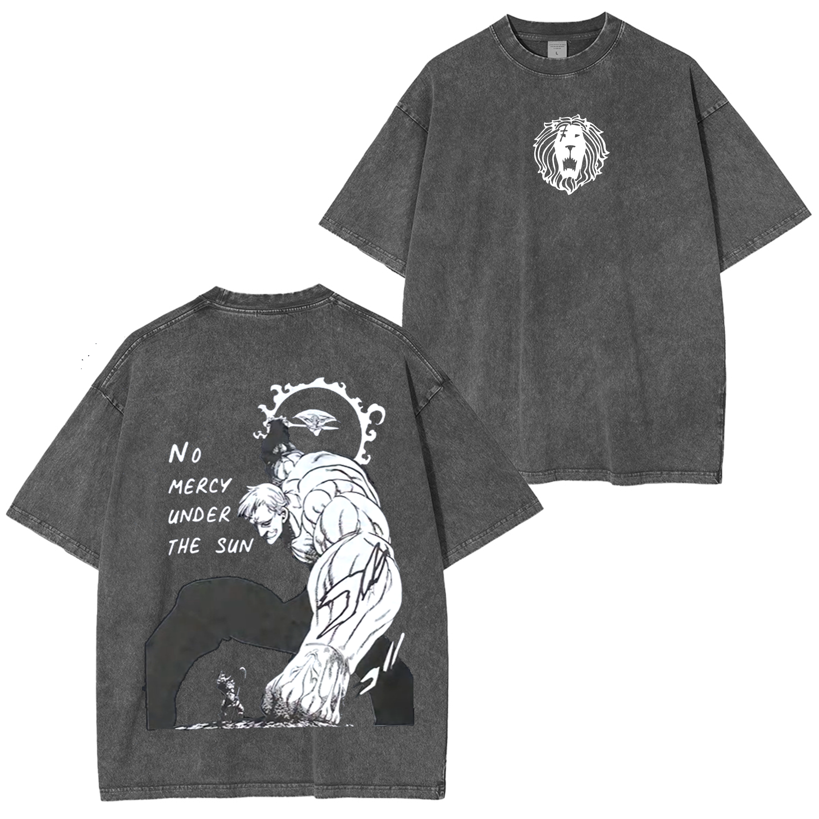 Escanor, The Seven Deadly Sins Anime T-shirt/Sweat-shirt/Sweat à capuche délavé
