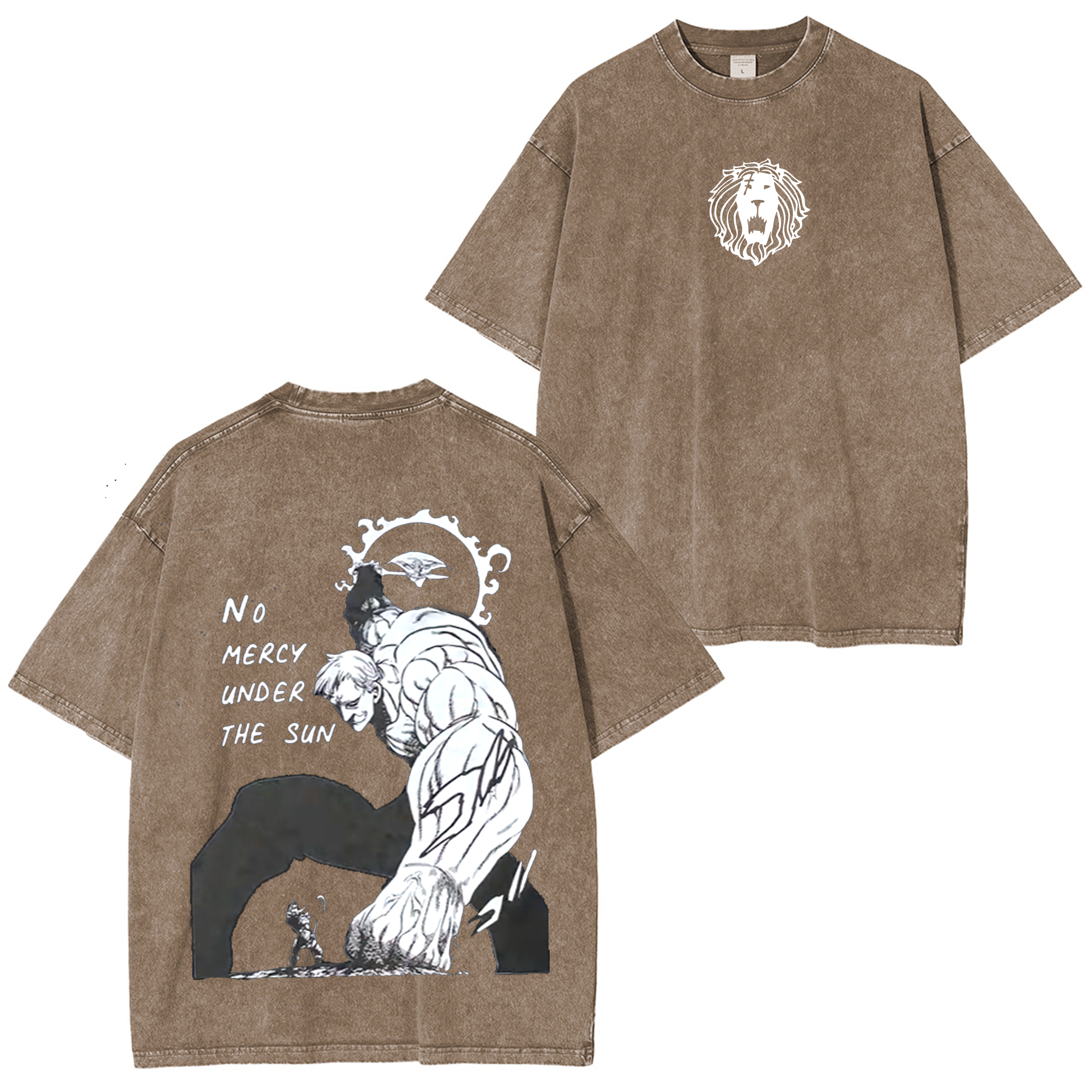 Escanor, The Seven Deadly Sins Anime T-shirt/Sweat-shirt/Sweat à capuche délavé