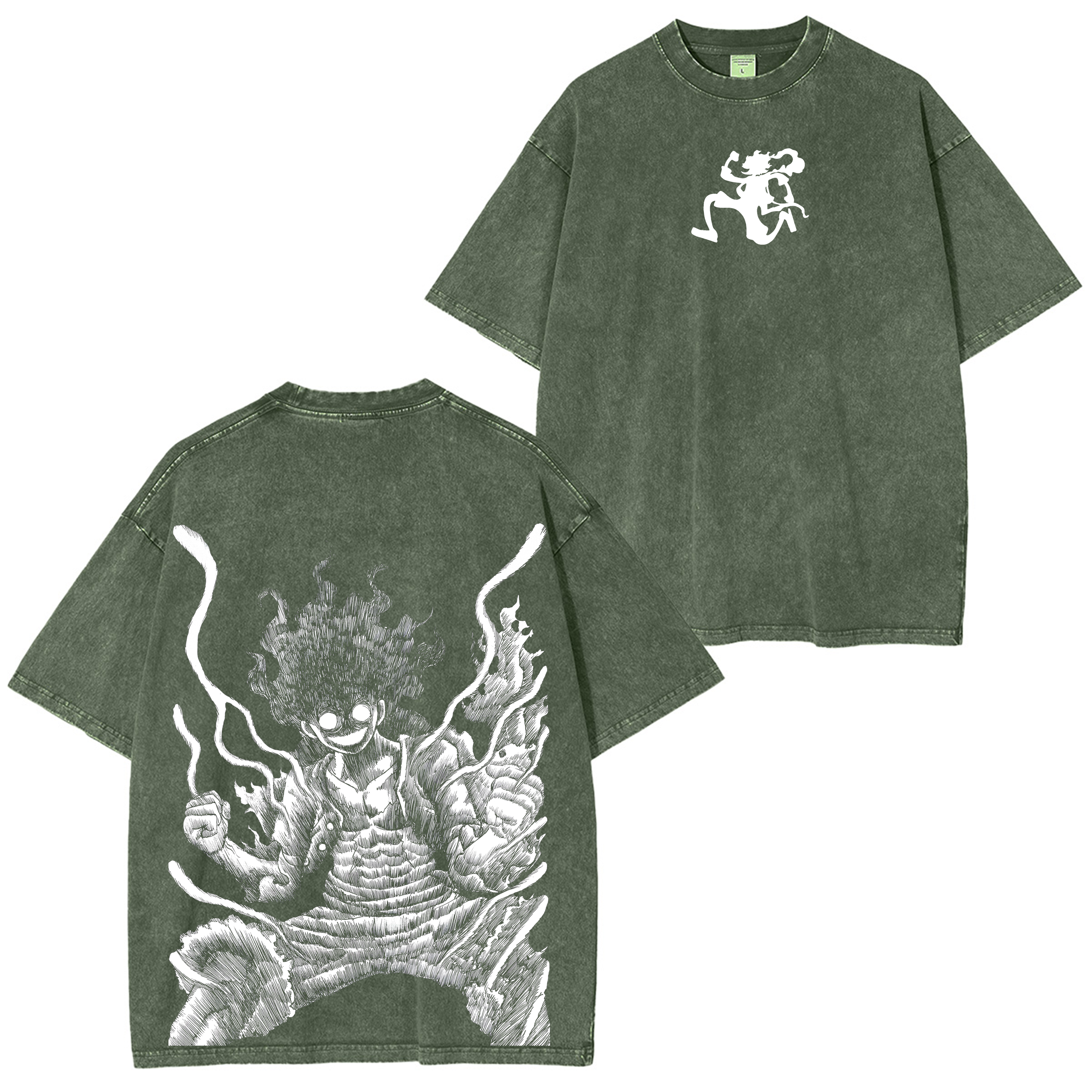 Luffy,One Piece  Anime Washed T-shirt/Crewneck/Hoodie