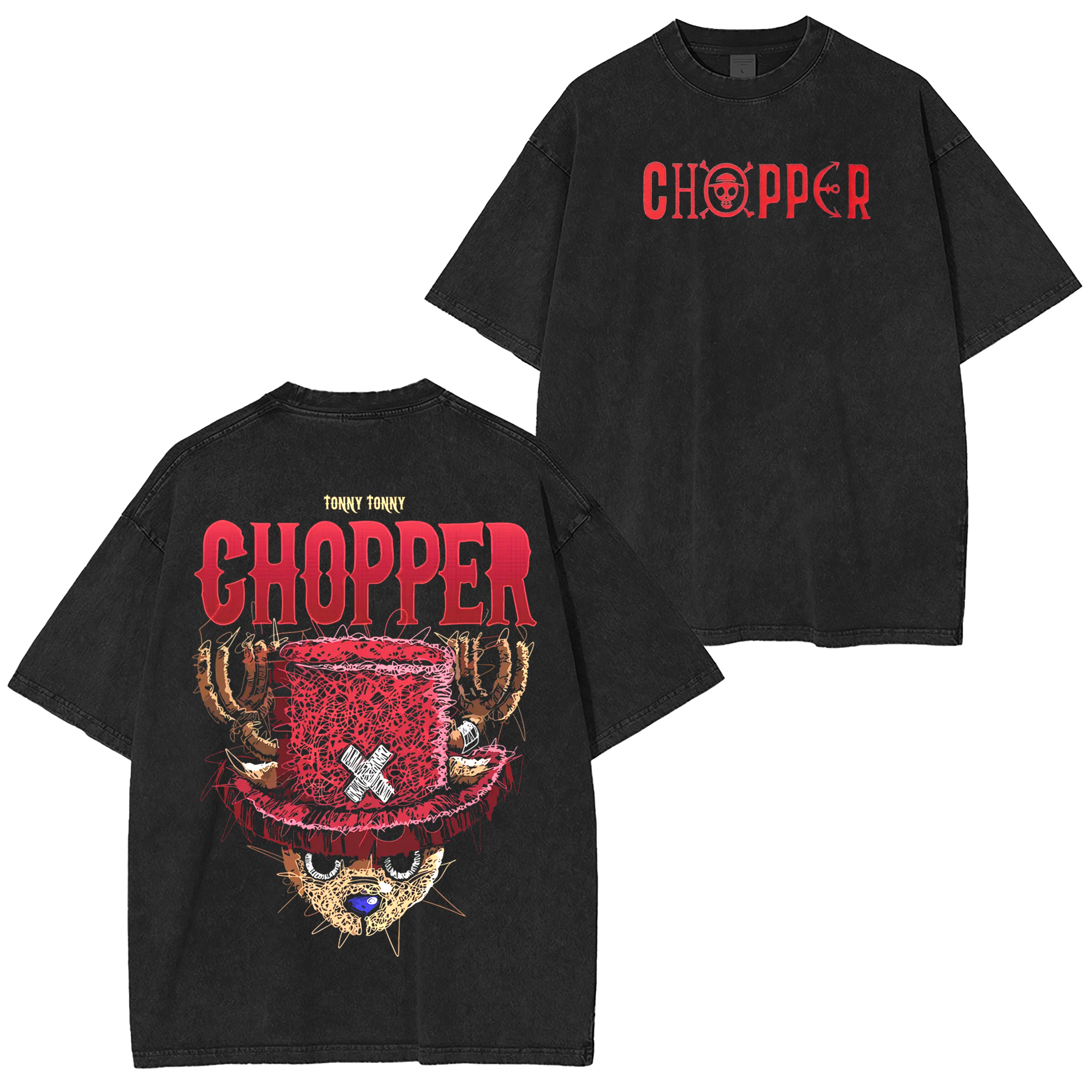 One Piece  Anime Washed T-shirt/Crewneck/Hoodie
