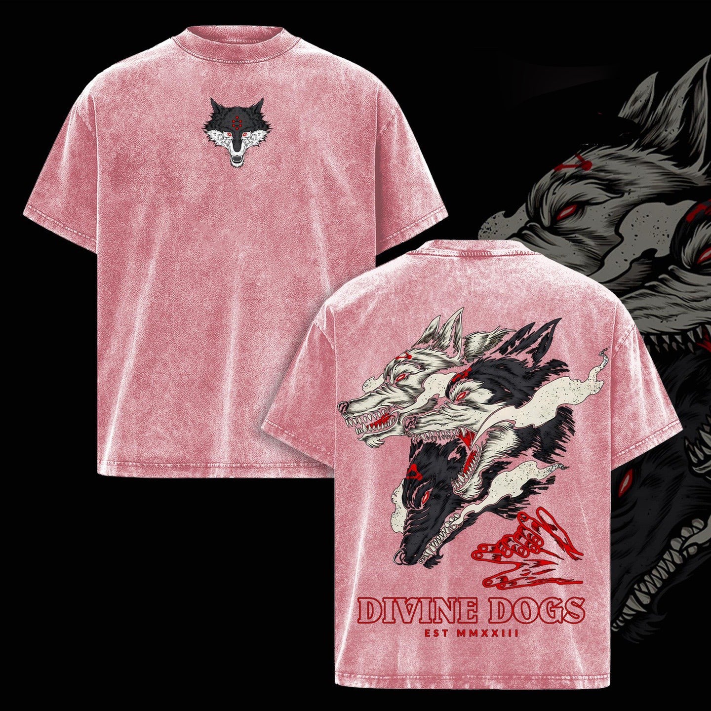 T-shirt/Col ras du cou/Sweat à capuche Megumi Fushiguro Anime Washed