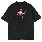 T-shirt unisexe lavé Anime Gojo Satoru, Jujutsu Kaisen