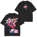 T-shirt unisexe lavé Anime Gojo Satoru, Jujutsu Kaisen