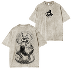 T-shirt/Sweat-shirt ras du cou/Sweat à capuche Mewtwo Psychic X PKM Legend motif vieilli