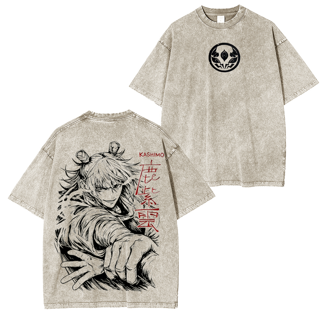 Hajime Kashimo ,Jujutsu Kaisen  Anime Vintage Washed T-shirt/Crewneck/Hoodie