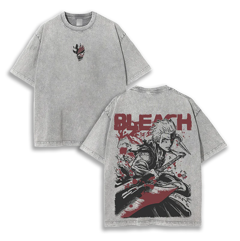 Ichigo Kurosaki Bleach Anime Washed T-shirt/Crewneck/Hoodie
