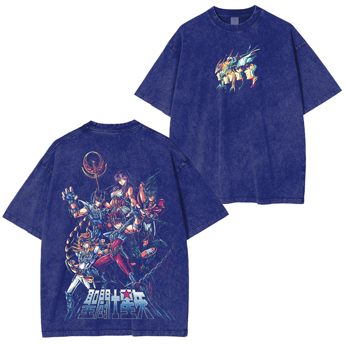 Camiseta/Sudadera/Sudadera con capucha Saint Seiya Caballeros del Zodiaco Anime Desgastada