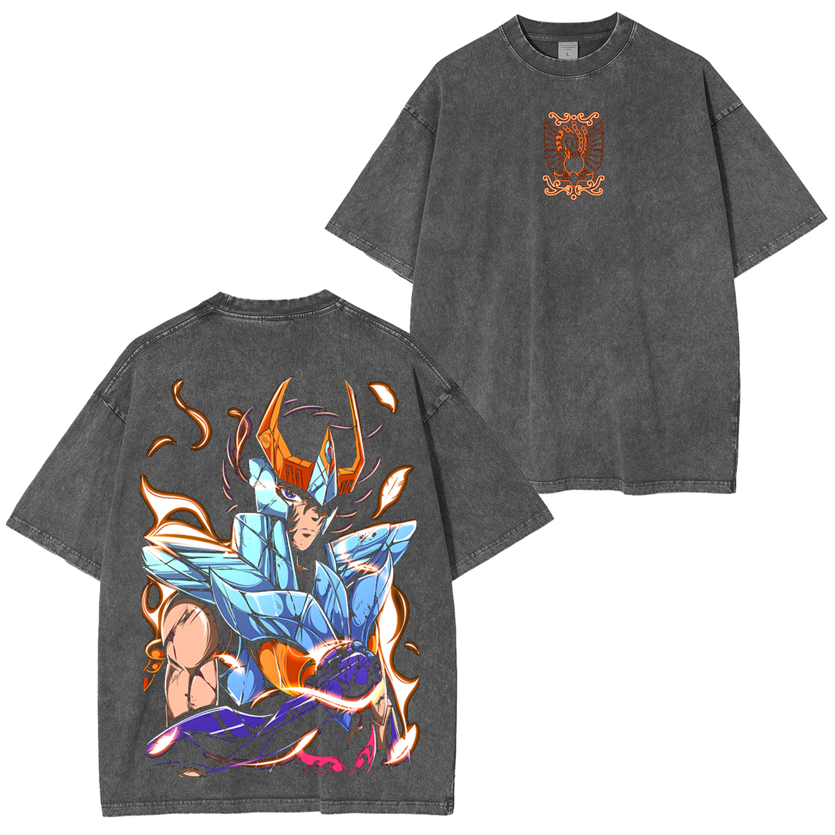 Phoenix Ikki, Saint Seiya Anime Camiseta/Sudadera/Sudadera con Capucha Lavada