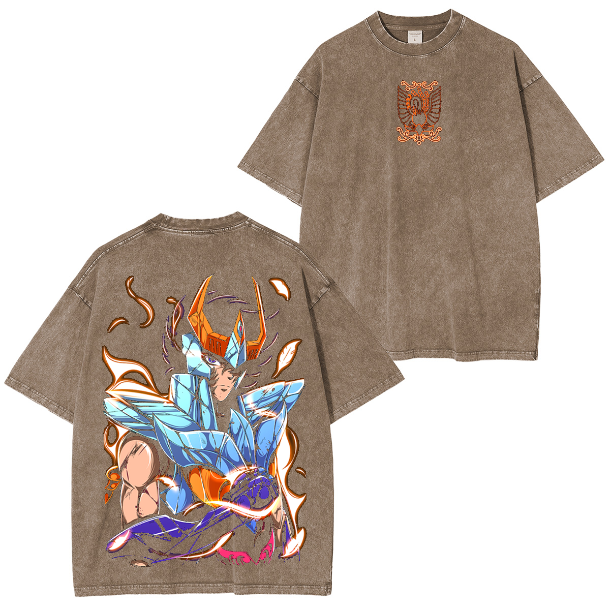 Phoenix Ikki, Saint Seiya Anime Camiseta/Sudadera/Sudadera con Capucha Lavada