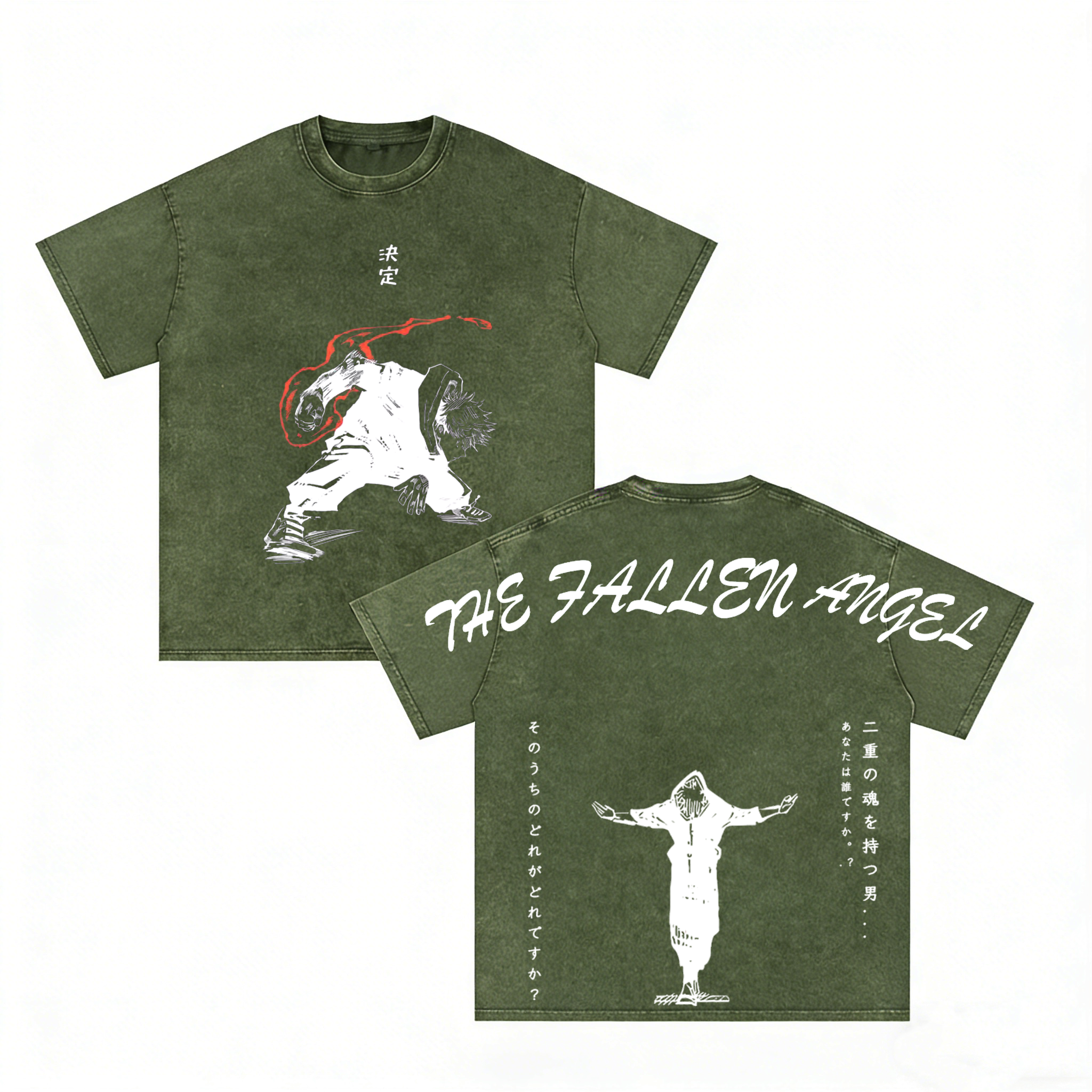 Jujutsu Kaisen Anime Washed T-shirt/Crewneck/Hoodie