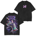 T-shirt unisexe lavé Anime Demon Slayer Kochou Shinobu