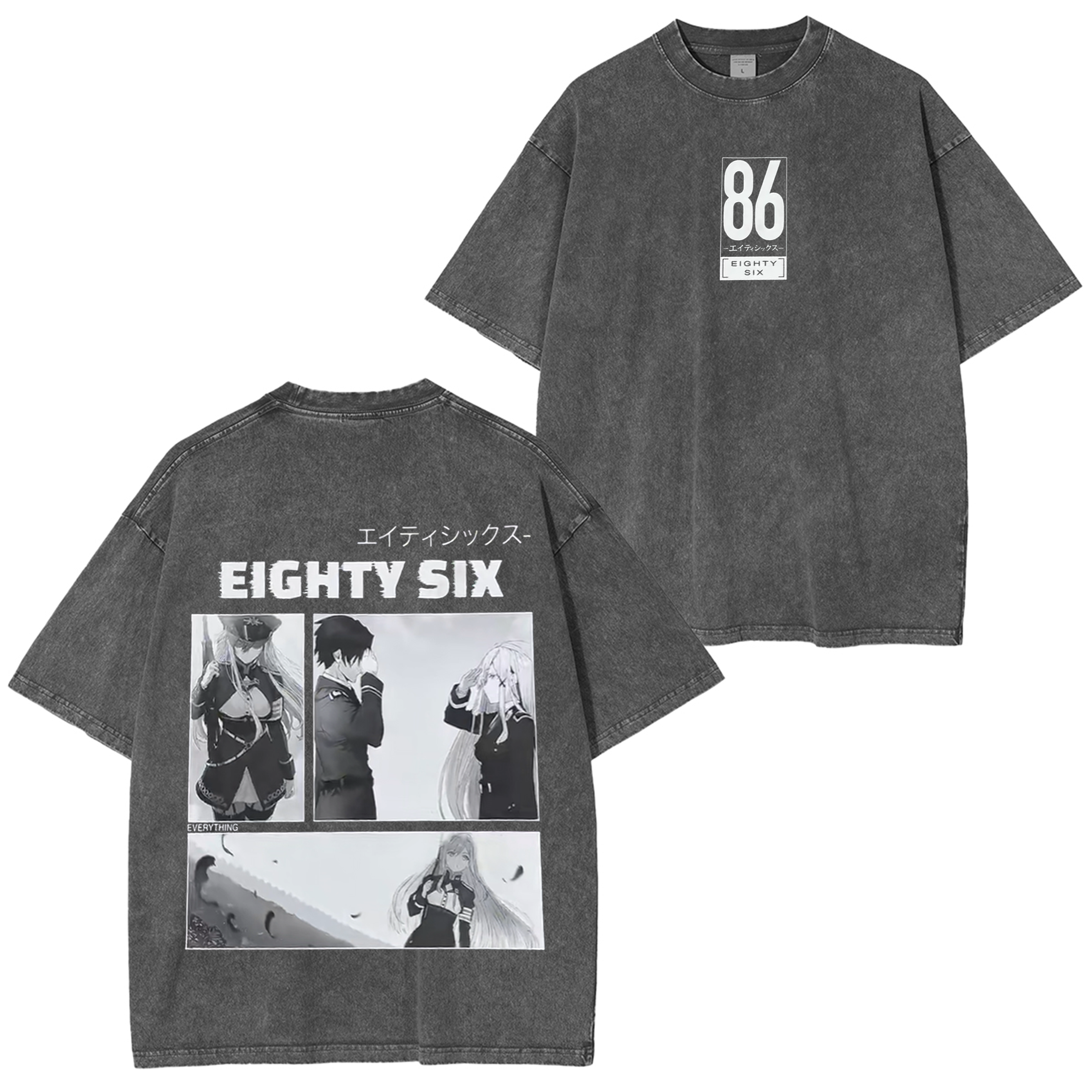 T-shirt/Sweat-shirt/Sweat à capuche Eighty-Six Vintage délavé