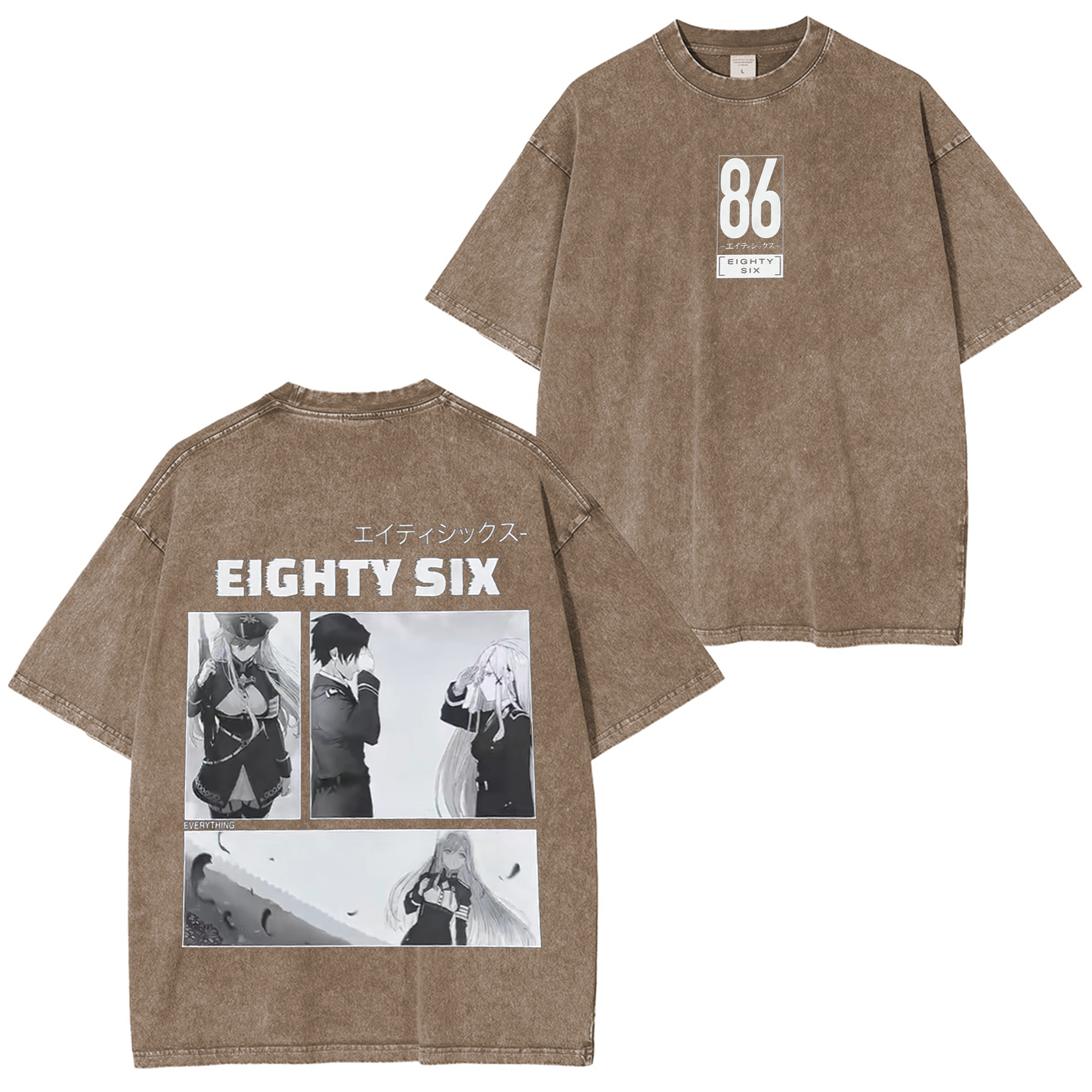 T-shirt/Sweat-shirt/Sweat à capuche Eighty-Six Vintage délavé