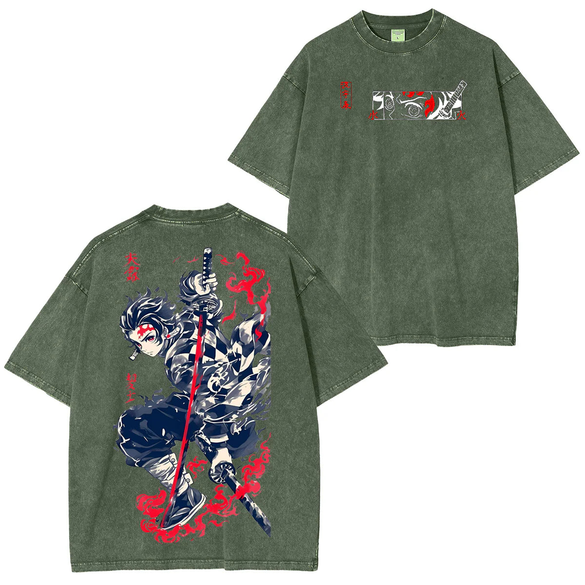Demon Slayer Tanjiro Vintage T-shirt/Crewneck/Hoodie