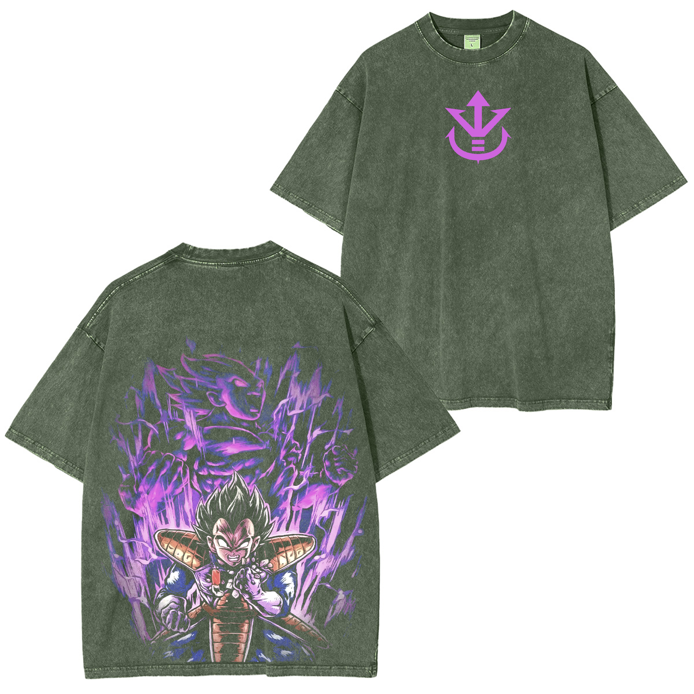 Vegeta,Dragon Ball Anime Washed T-shirt/Crewneck/Hoodie