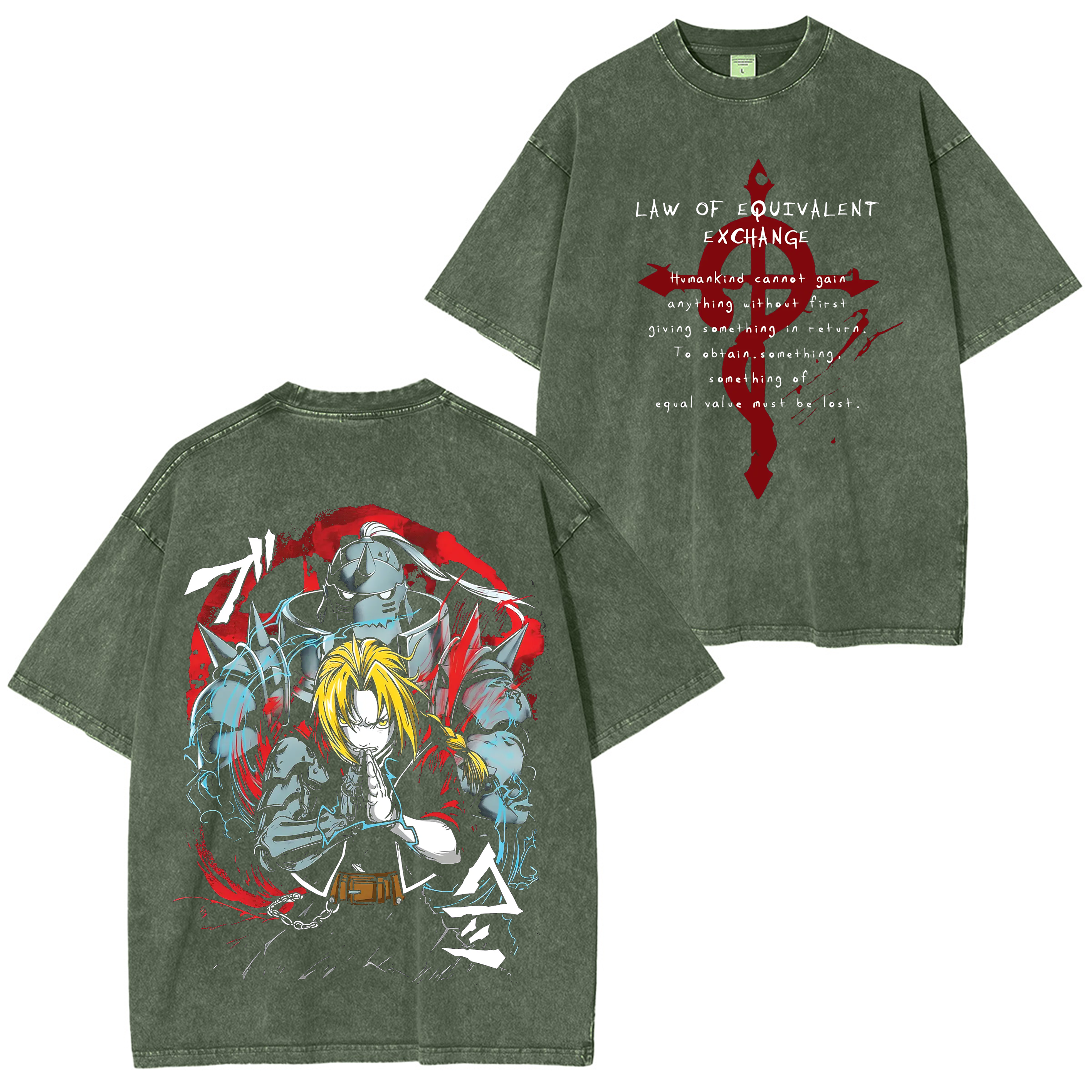 T-shirt/Sweat-shirt/Sweat à capuche vintage Fullmetal Alchemist