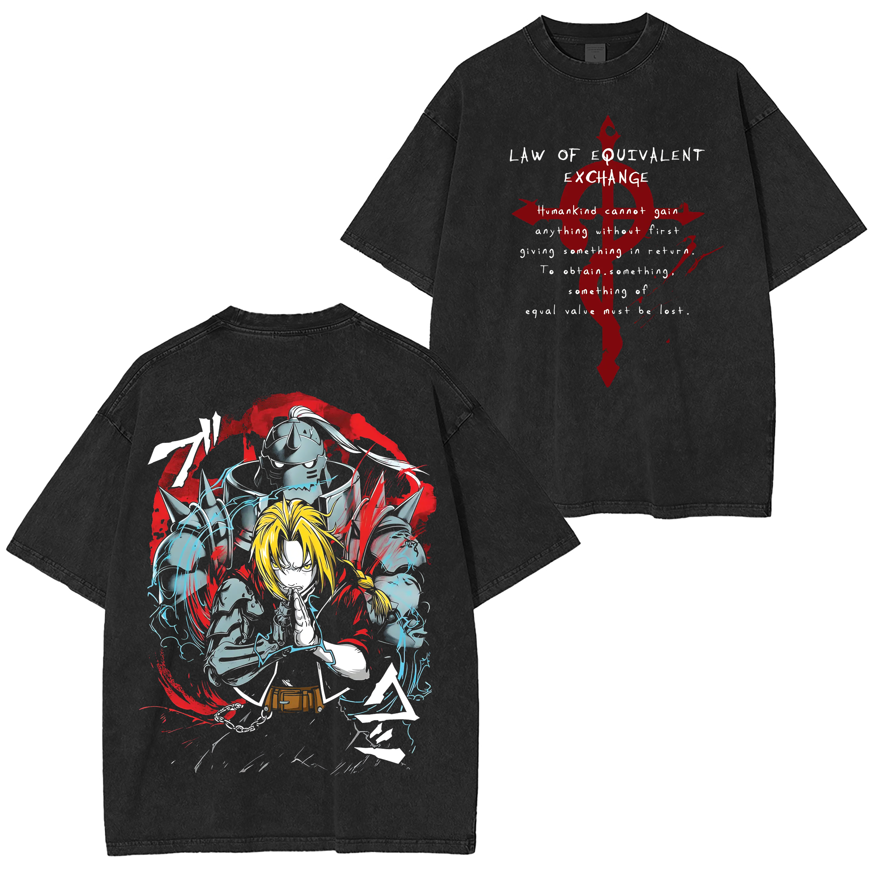 T-shirt/Sweat-shirt/Sweat à capuche vintage Fullmetal Alchemist