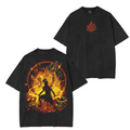 T-shirt unisexe délavé Anime Avatar le dernier maître de l'air