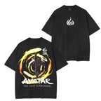 T-shirt unisexe délavé Anime Avatar le dernier maître de l'air