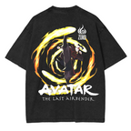 T-shirt unisexe délavé Anime Avatar le dernier maître de l'air