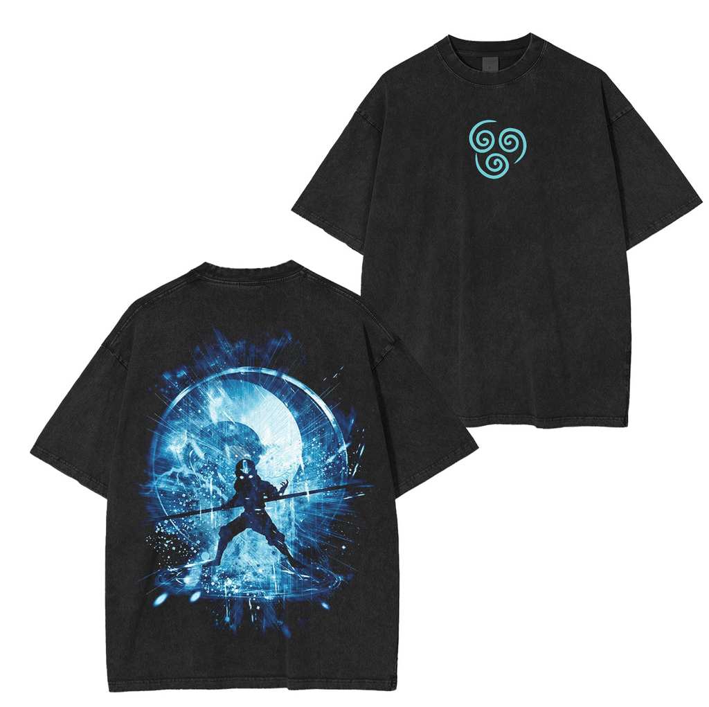 T-shirt unisexe délavé Anime Avatar : Le Dernier Maître de l'Air